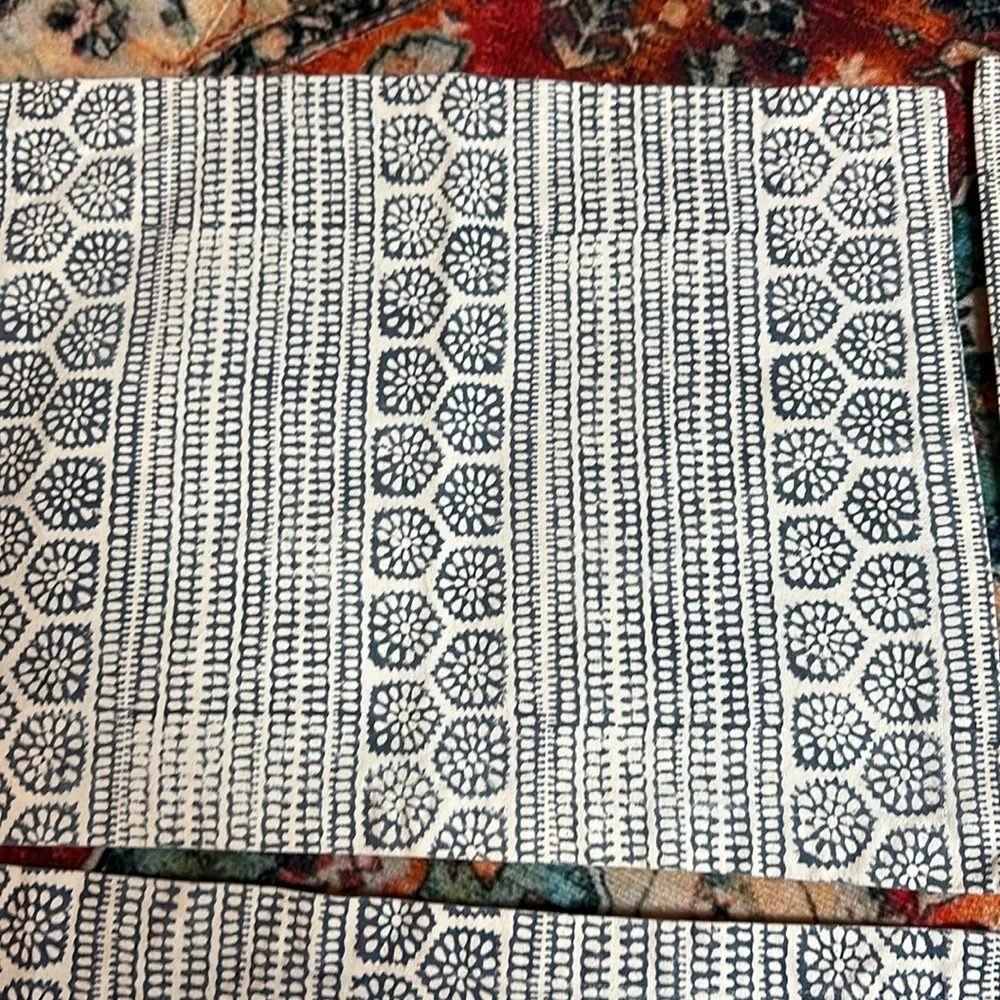 Crate & Barrel Fabric Placemats Set of 4